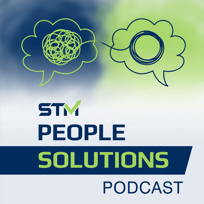 STM People Solution Podcast Cover Image Abstract. David Jean on Podcast.