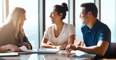 Couple Reviewing Investment Portfolio.web