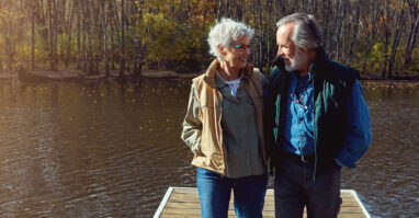 Retired Couple on a Dock.web